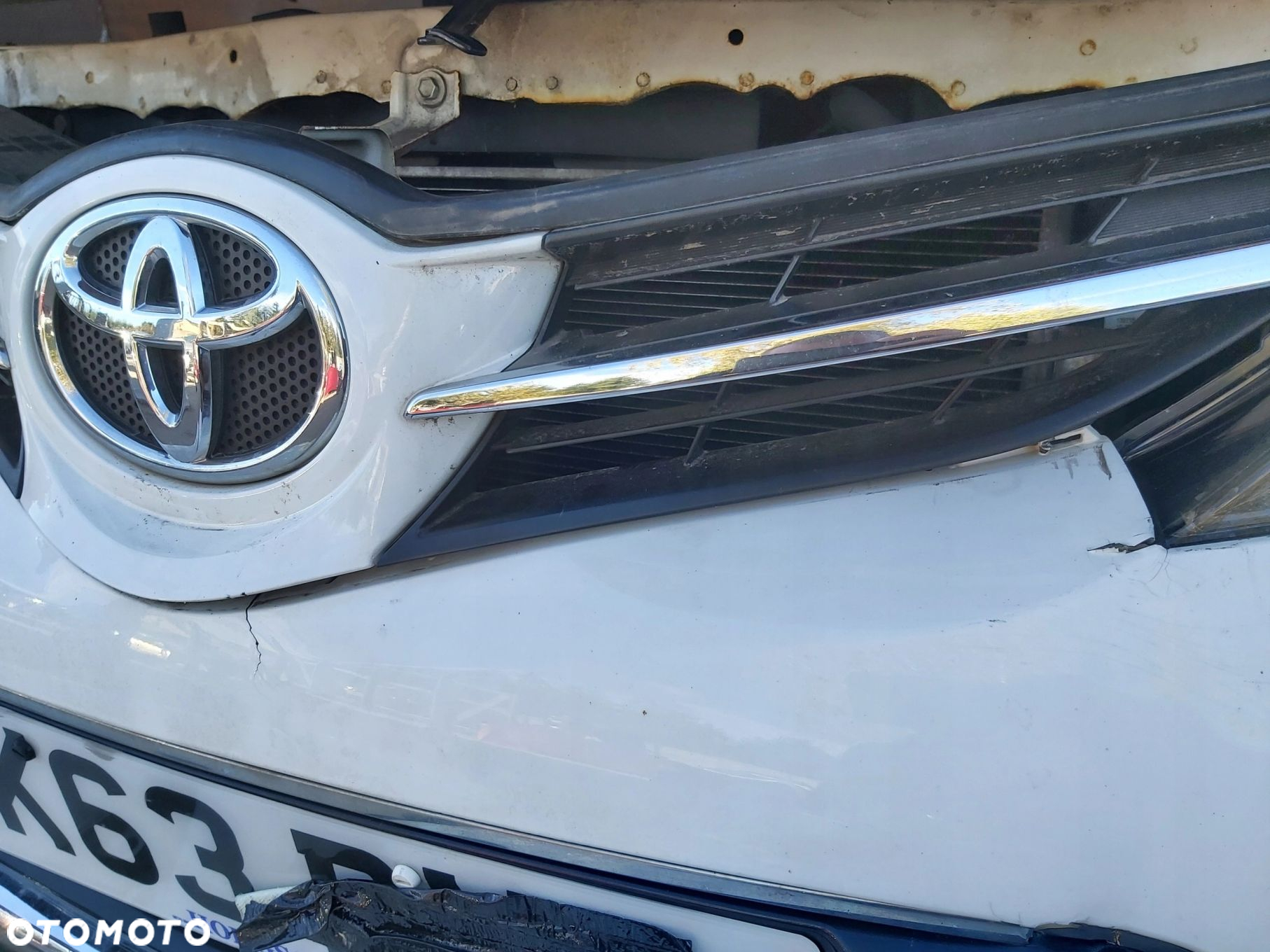 Toyota Auris II zderzak maska błotnik chłodnica pas przedni kompletny przód - 5