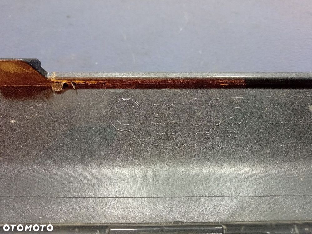 BMW X5 G05 M PAKIET SPOILER NAKŁADKA LISTWA ZDERZAKA TYŁ TYLNY 8069258 - 7