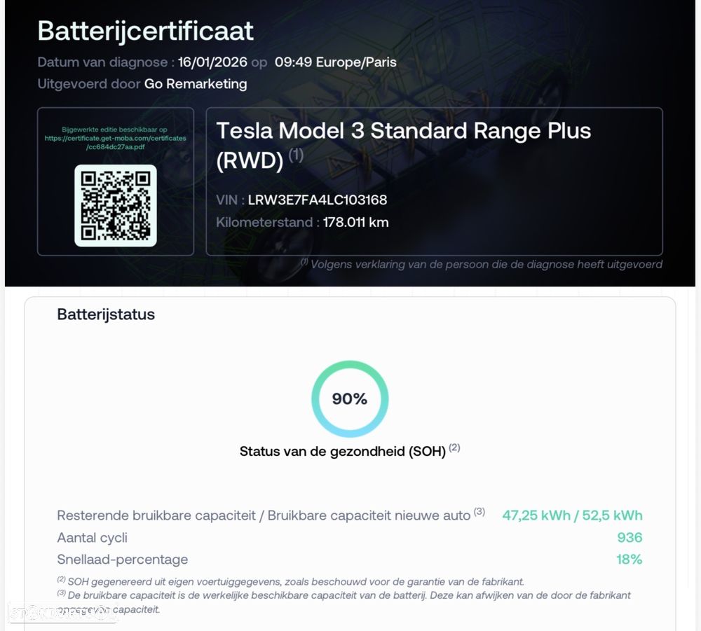 Tesla Model 3 Standard Range Plus RWD - 2