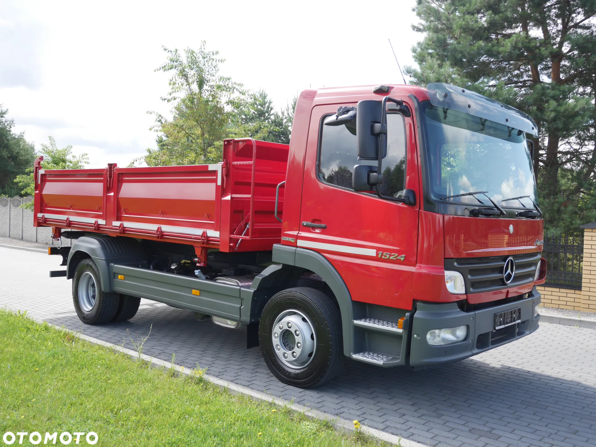 Mercedes-Benz ATEGO 1524 WYWROTKA 3-STRONNA, NISKI PRZEBIEG, STAN IDEALNY - 5