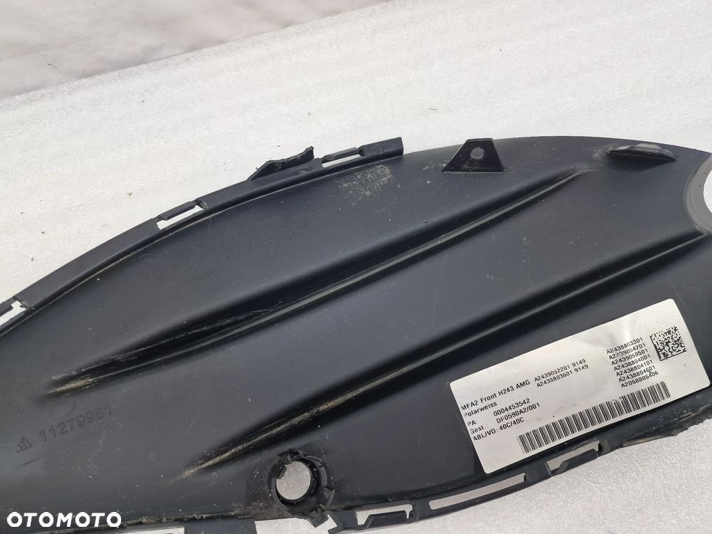 MERCEDES EQA / EQB AMG W243 / H243 PRAWA KRATKA BOCZNA ZDERZAKA PRZEDNIEGO PRZÓD , NR A2439052201 / A2438803601 , NR AUKCJI C/112 - 7