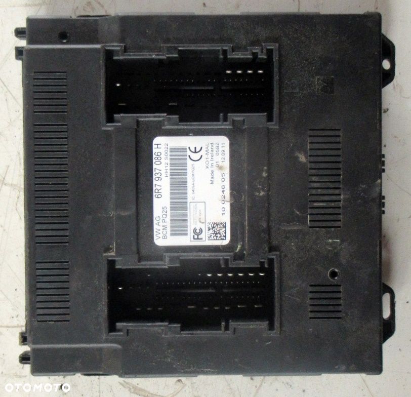 SKODA FABIA II LIFT MODUŁ STEROWNIK KOMFORTU BCM 6R7937086H - 2
