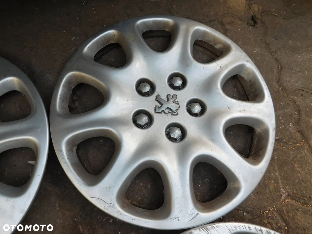 4szt kołpaki 15" PEUGEOT 407 607 - 5