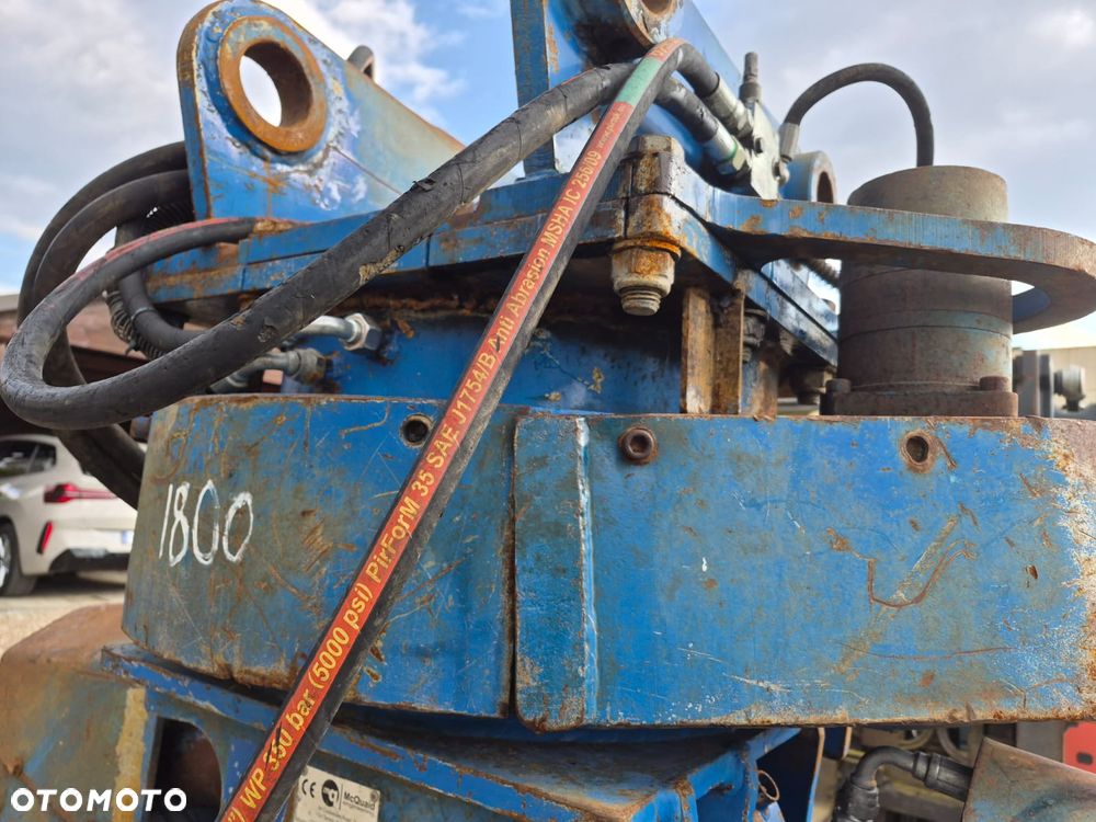 Mc Quaid HH2500 na 2 siłownikach, chwytak hydrauliczny obrotowy sortujący wyburzeniowy kleszcze, waga 1800kg. - 7