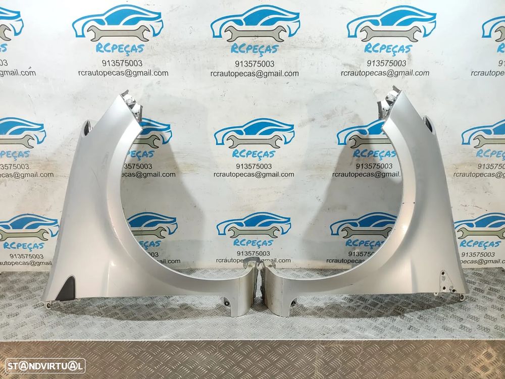 Frente Completa Renault Clio 3 Cinza - Mk3 Fase 2 - Parachoques | Farol | Simbolo | Guarda Lamas | Capo | Capot | Parachoque | Frontal | Guarda Lama | Farol | Radiador | Ventilador | Fibra - 21