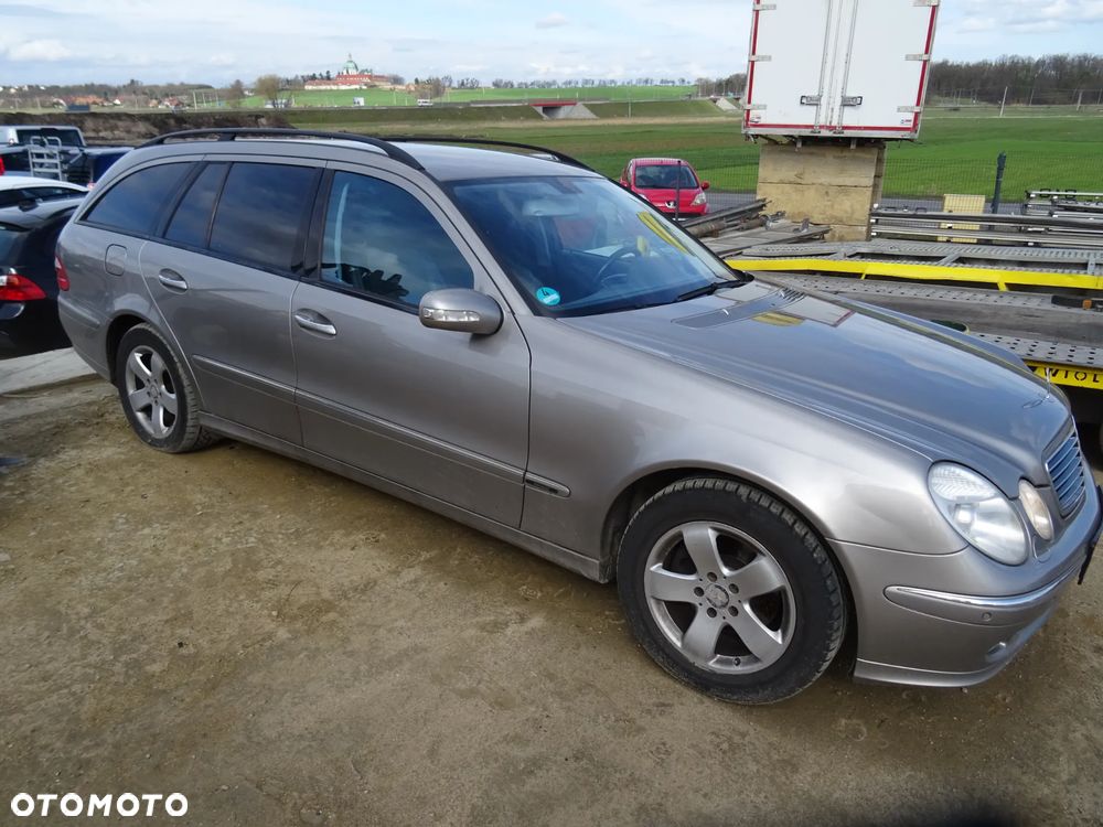 Mercedes E W211 (lakier C723) maska zderzak błotnik klapa deska lampa części - 2