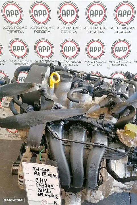 Motor Seat Ibiza  , VW Polo , Up, 1.0, referência  CHY, aproximadamente 68 000 kms. - 1