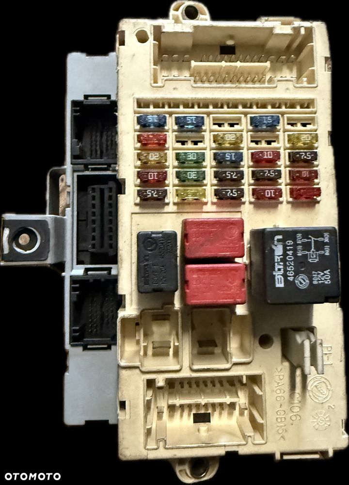 Sterownik Skrzynka Bezpieczników Komputer Moduł BSI Fiat Punto II 46812234 - 1