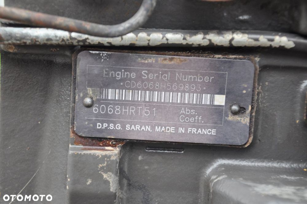 SILNIK JOHN DEERE NR 6068HRT51 RENAULT ARES 825 - 9