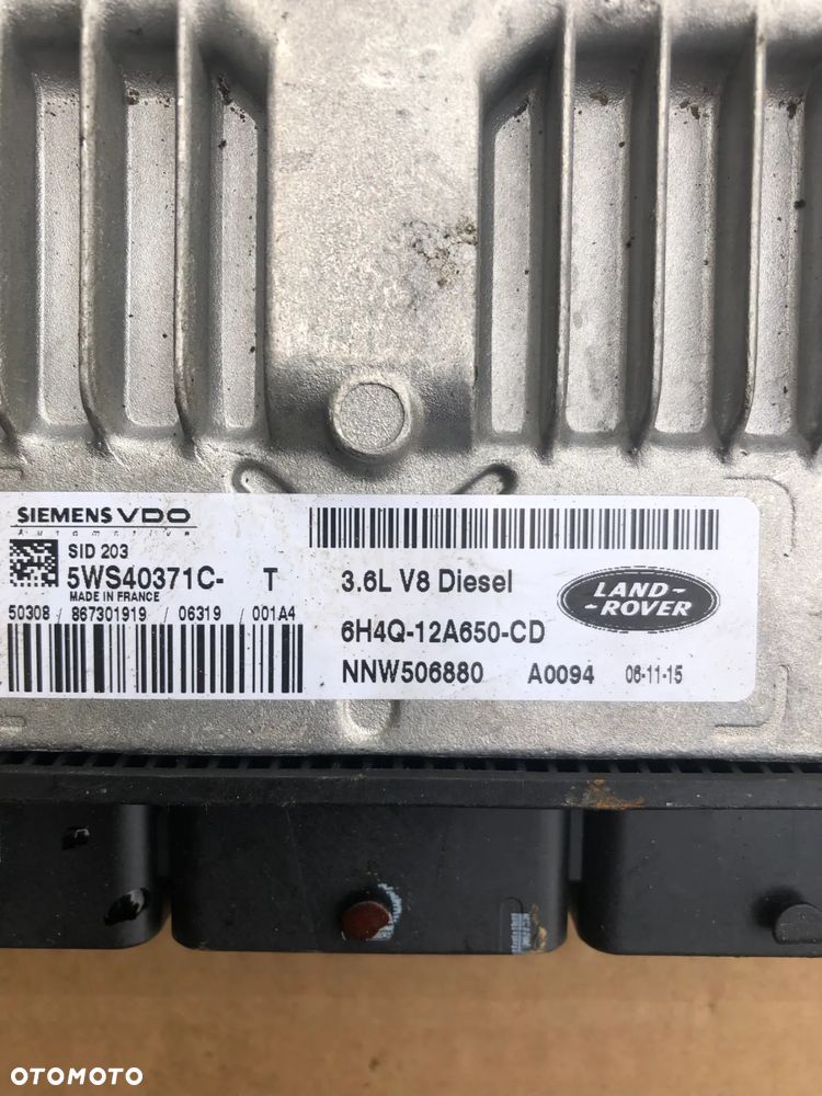 Sterownik komputer sterujący silnika 6H4Q-12A650 NNW506880 Range Rover LM L322 3,6 TDV8 - 2