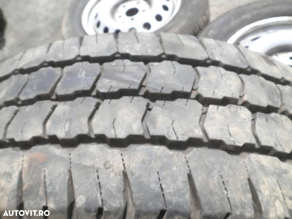 Set jante 16" Mercedes Vito W447 + anvelope 205/65/16 DOT 2024 A4474010101 6.5J ET52 - 7