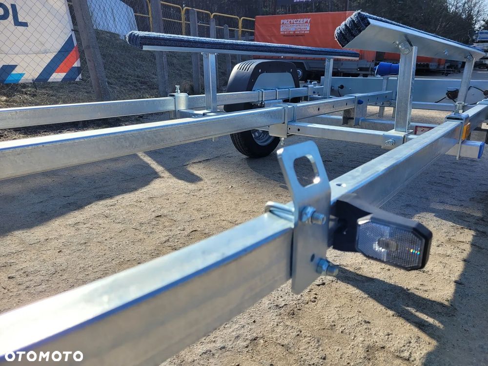 Faro Przyczepa podłodziowa AQUA 5,2m lekka pod łódź płozy obite materiałem - 7