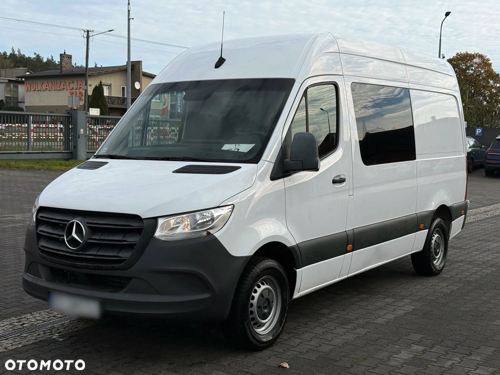 Mercedes-Benz Sprinter 319 CDI V6 L2H2 Doka Brygadówka 4-miejsca Zabudowa Warsztatowa Salon PL - 2