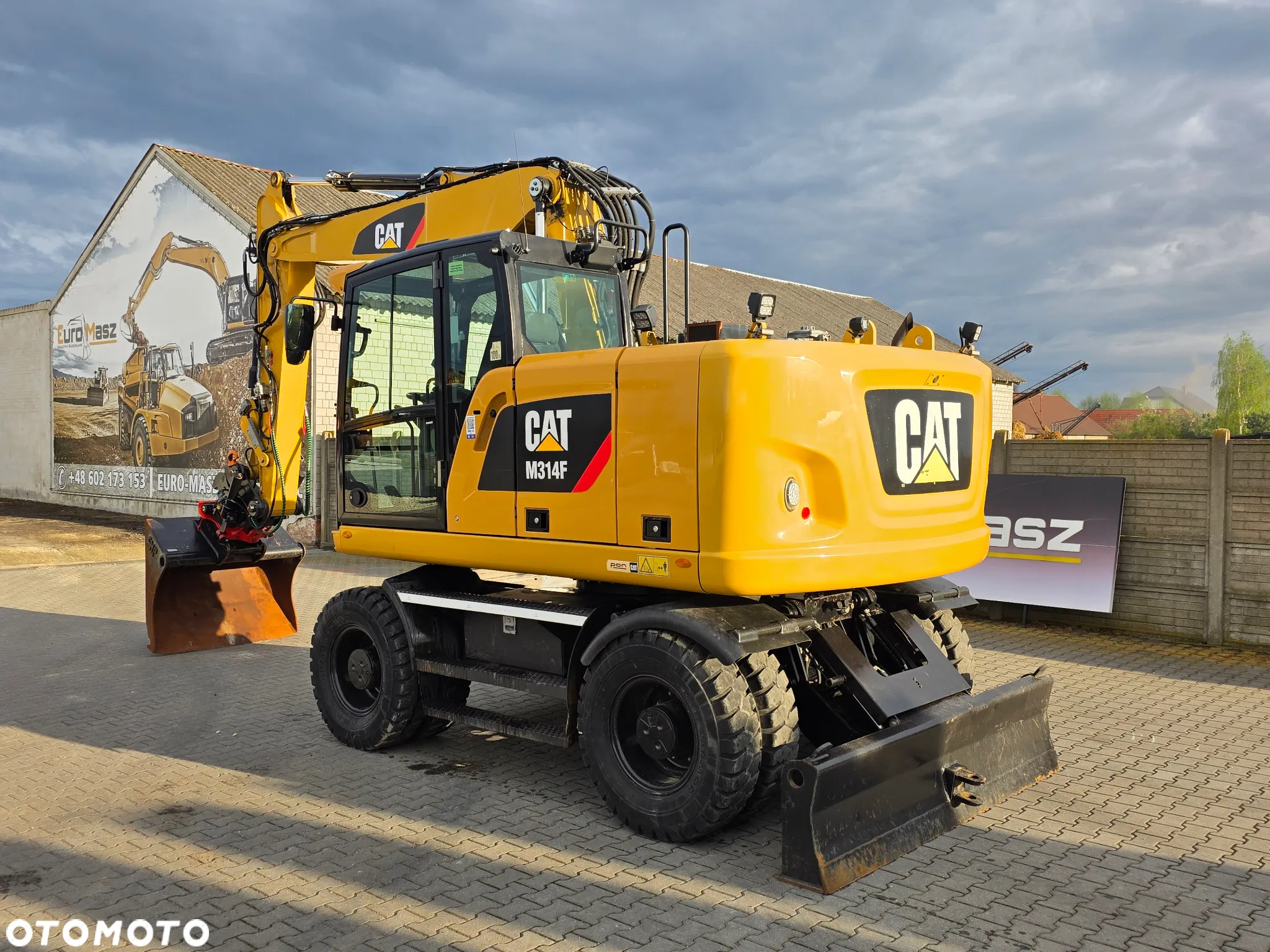 Caterpillar M314F, 2016 ROK, GŁOWICA ROTOTILT, 4400 MTH - 4