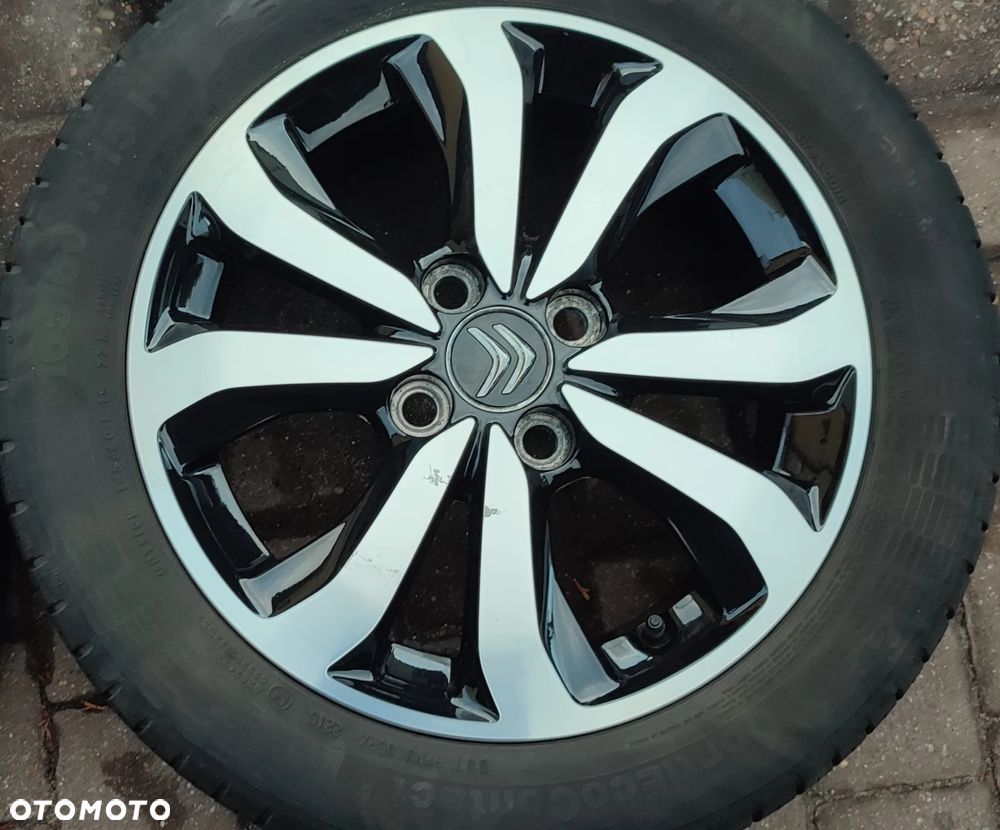 Koła Felgi Aluminiowe Oryg. Citroen C1 Peugeot 108 Toyota Aygo 15 Cali 4x100 4,5Jx15 Et35 Ø54,1mm Continental 165/60/15 2015r 5,8-6,5mm Starogard Gdański - 3