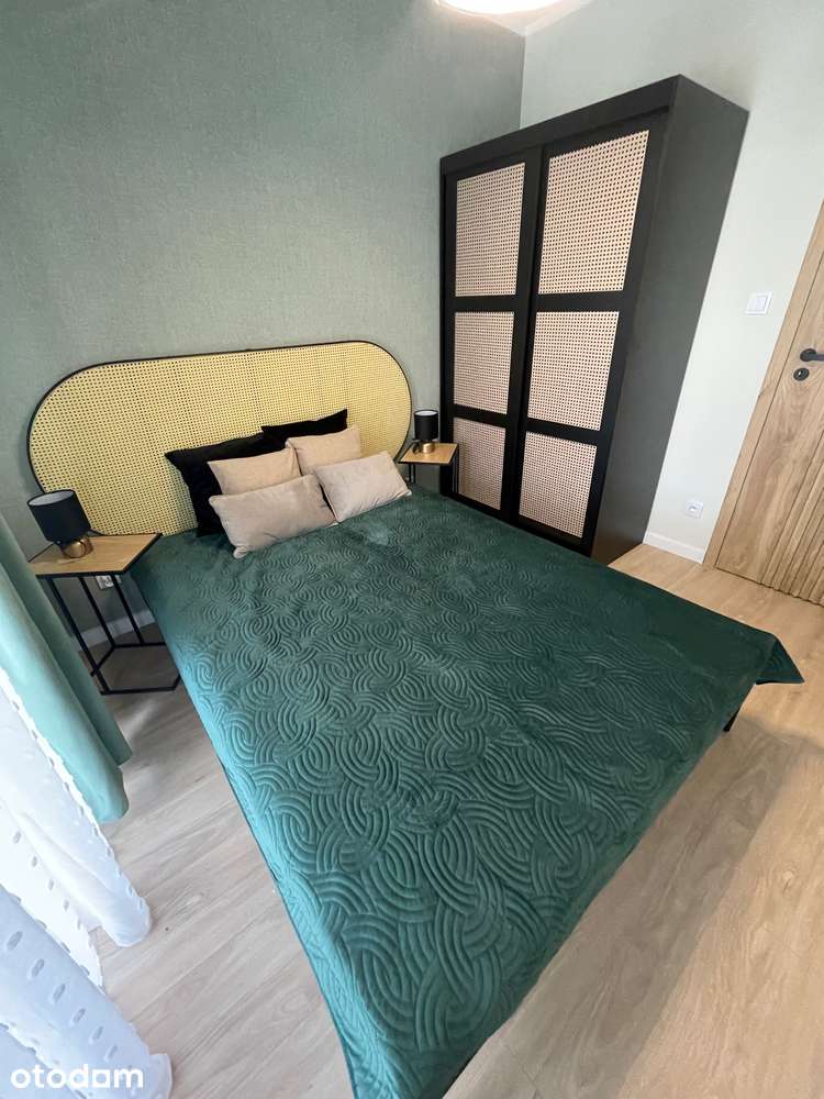 Zielony szyk w dwupokojowym mieszkaniu w  Centrum Katowic