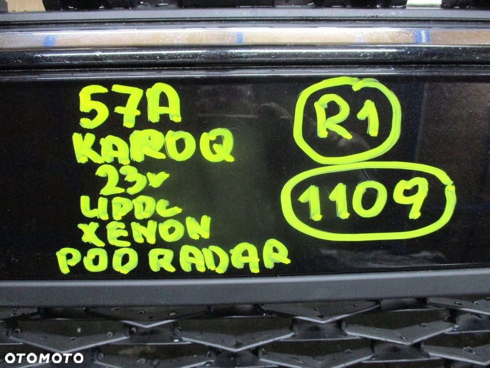 Zderzak SKODA KAROQ 57A 23R LIFT 4 PDC XENON POD RADAR - 10