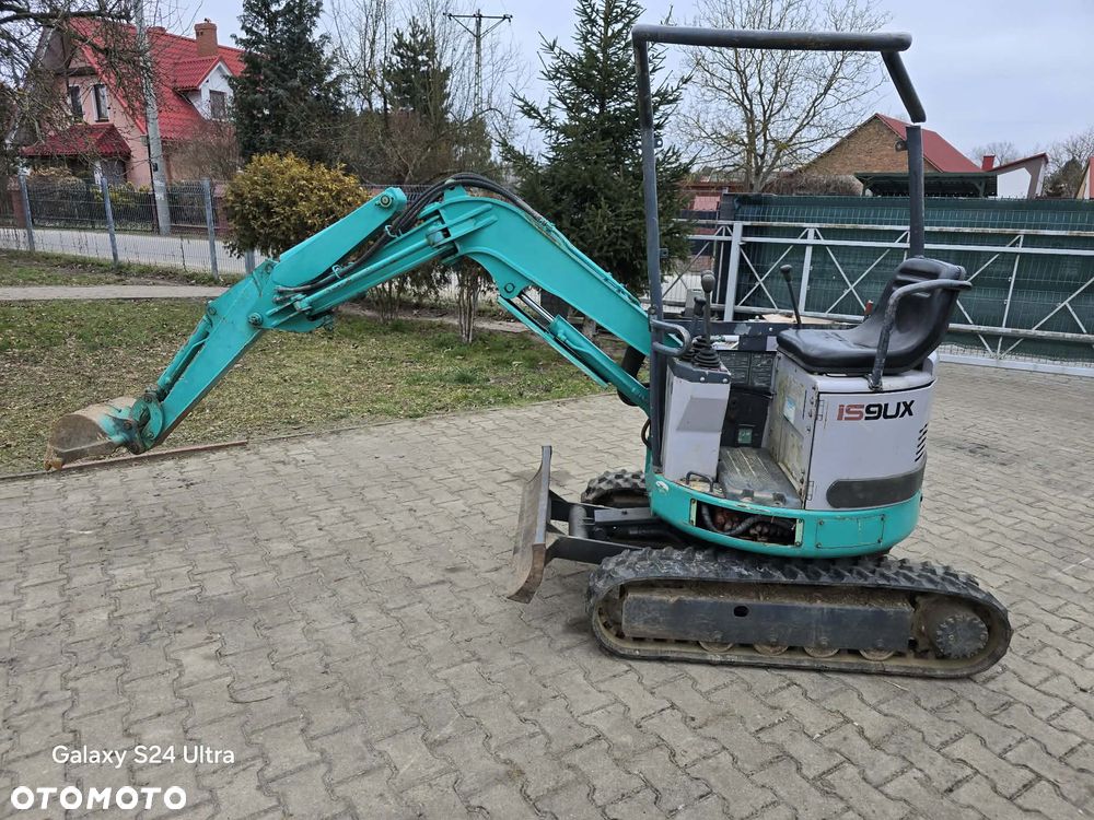 Kubota IHI is9ux Japonska minikoparka Oryginalna po serwisie 1 tona 1653 moto godziny Yanmar Film - 17