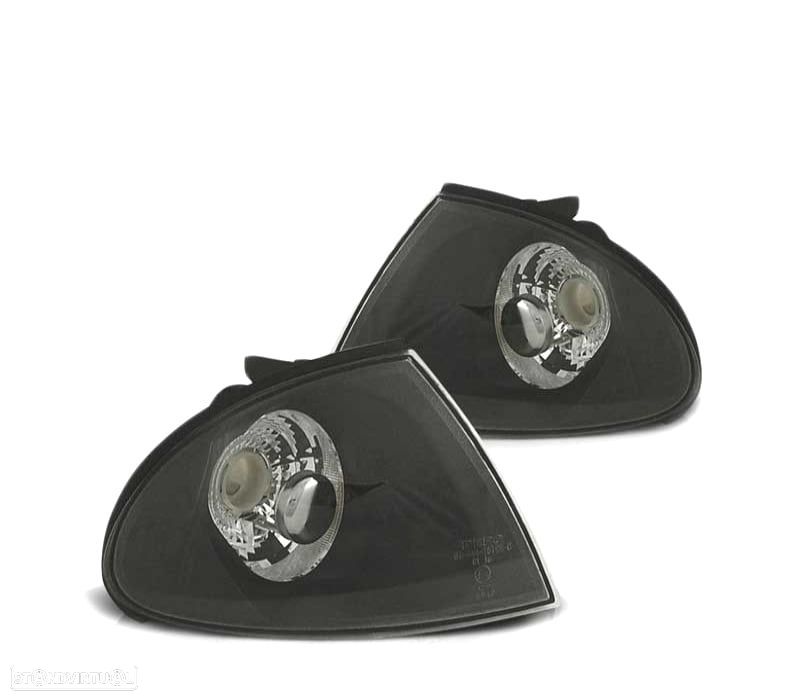 PISCAS FRONTAIS BMW E46 98-01 BLACK PRETO - 1