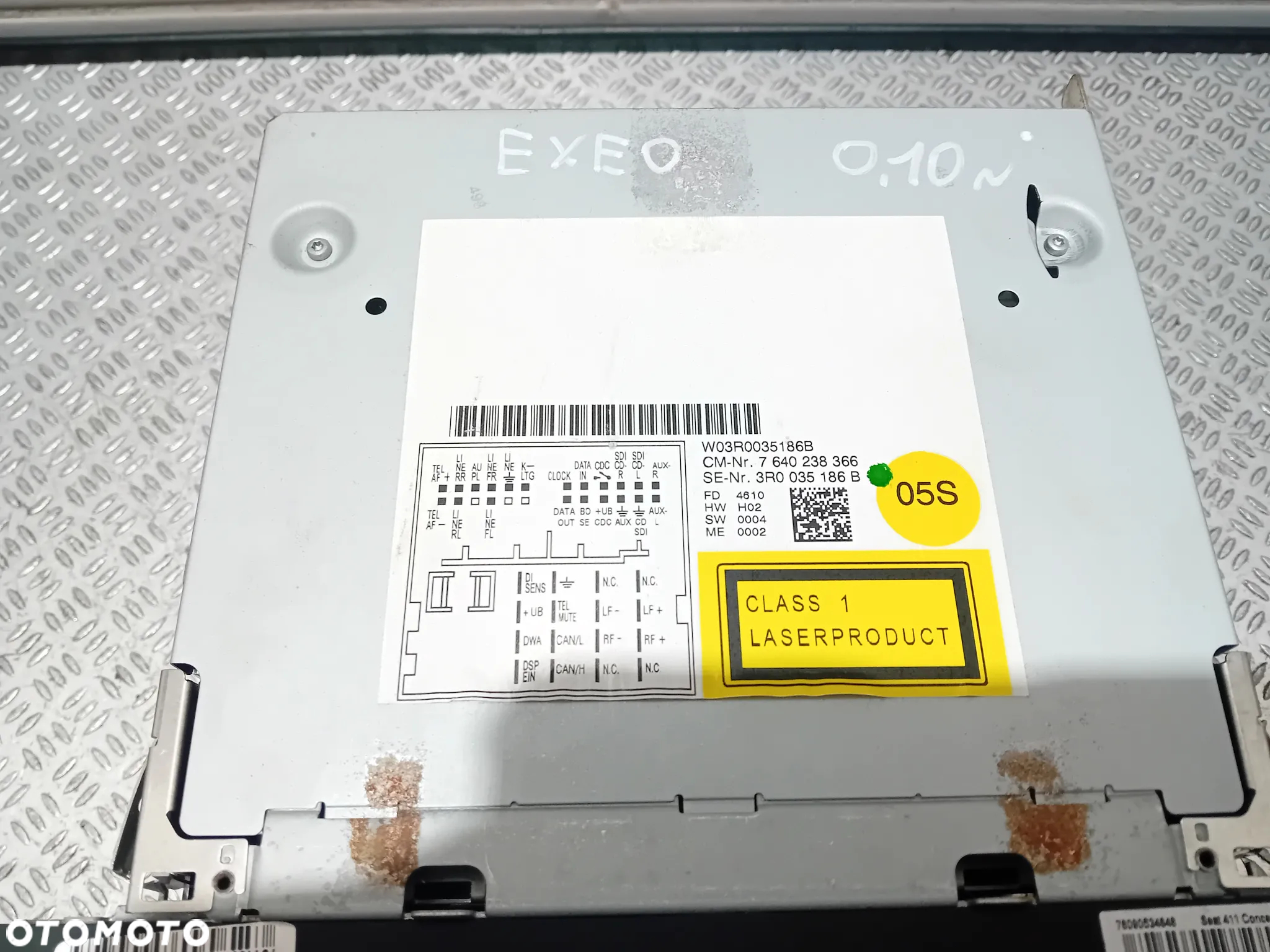 radio CD Seat Exeo 2010 3R0035186B - 2