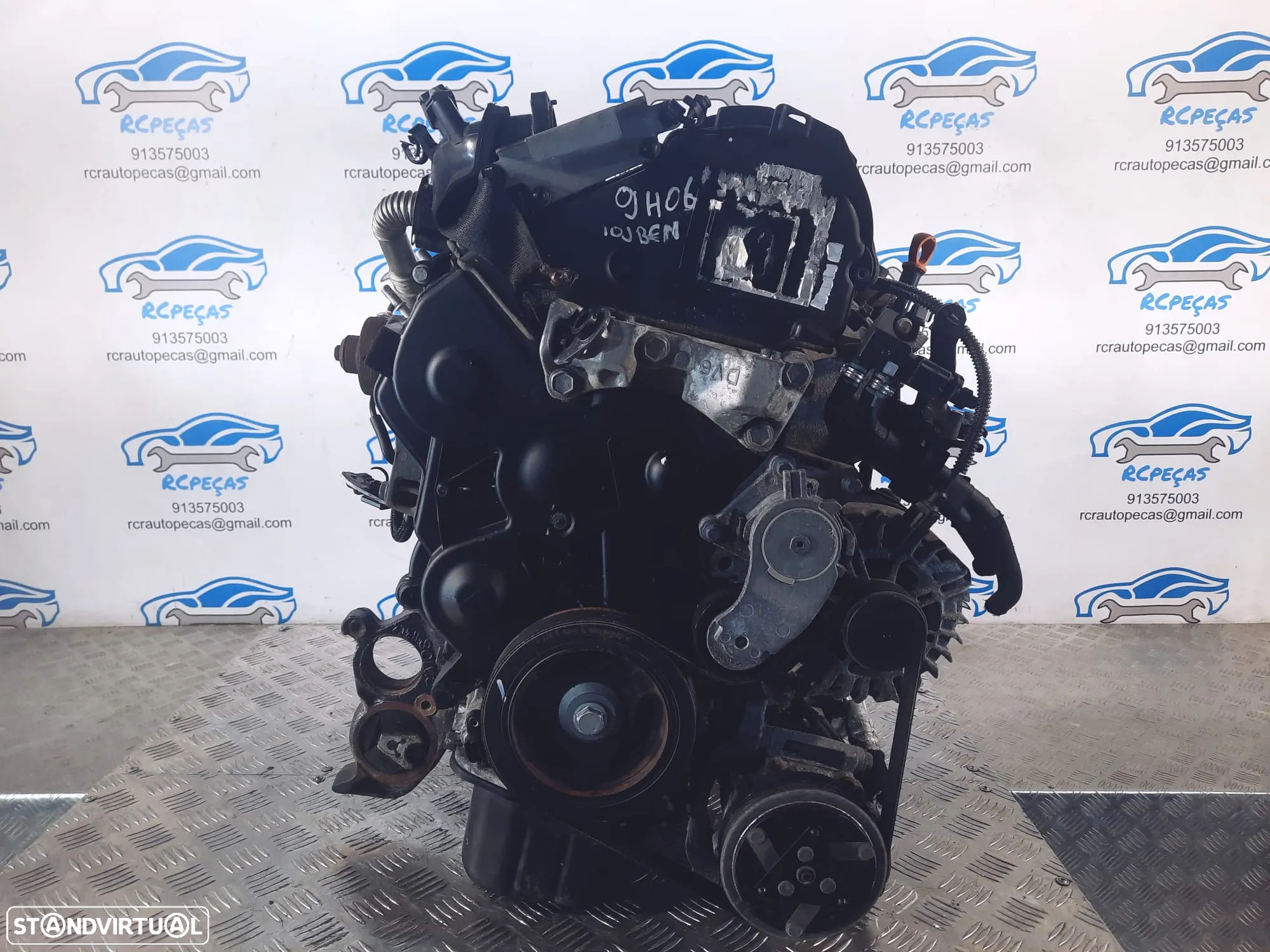 .MOTOR COMPLETO PEUGEOT CITROEN 1.6 HDI 8V 92CV 9H06 10JBEM - 4