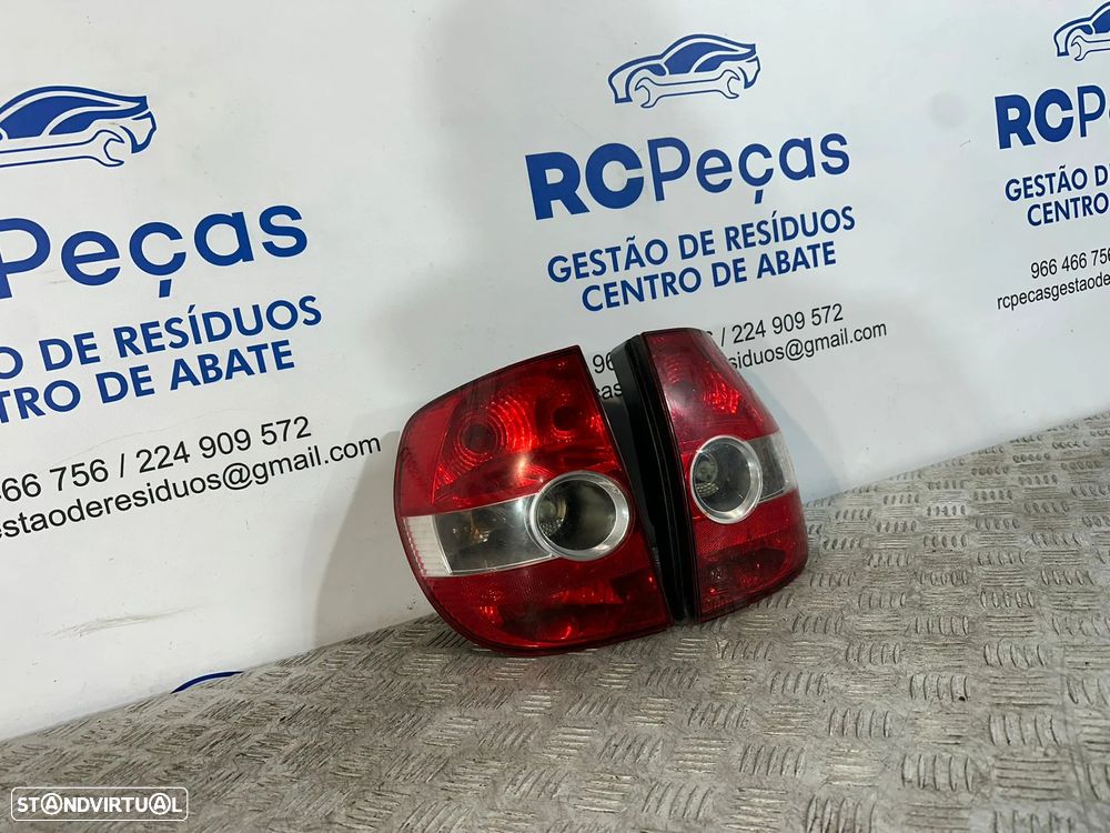 .Conjunto Farolins Tras Traseiro Esquerdo Direito Original Volkswagen VW Fox 5Z 5Z0945095 5Z0945096 2004 - 2012 - 1