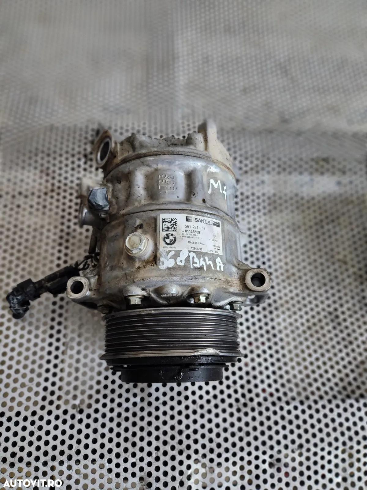 Compresor Clima Aer Conditionat Nou Sub 1.000 Km Bmw M50I Cod 5A112E1 4.4 Benzina V8 Euro 6 Motor N - 8