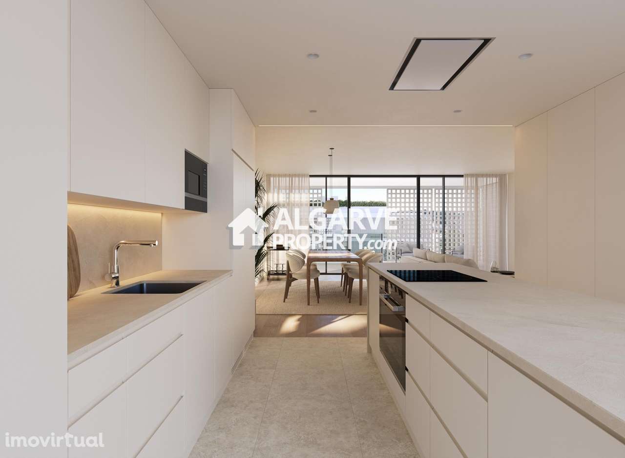 Duplex T4 de Luxo com Piscina no Terraço no Centro de Vilamoura – Bota - Grande imagem: 3/23