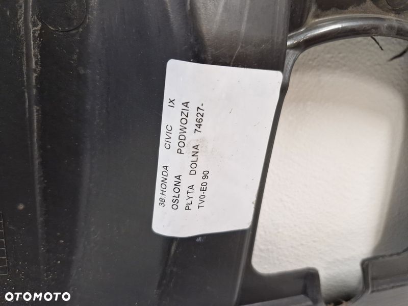 honda civic ix osłona podwozia płyta dolna 74627-tv-e0 - 11