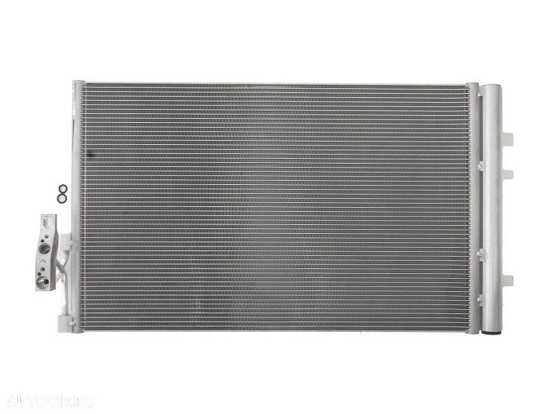 Condensator climatizare BMW X3 sDrive18d/xDrive20d; X3 (F25); 09.2010-2017, motor 2.0 d, 105kw/135 kw/140kw diesel, cutie automata/manuala, full aluminiu brazat, 620(570)x378x16 mm, cu uscator si filtru in - 1