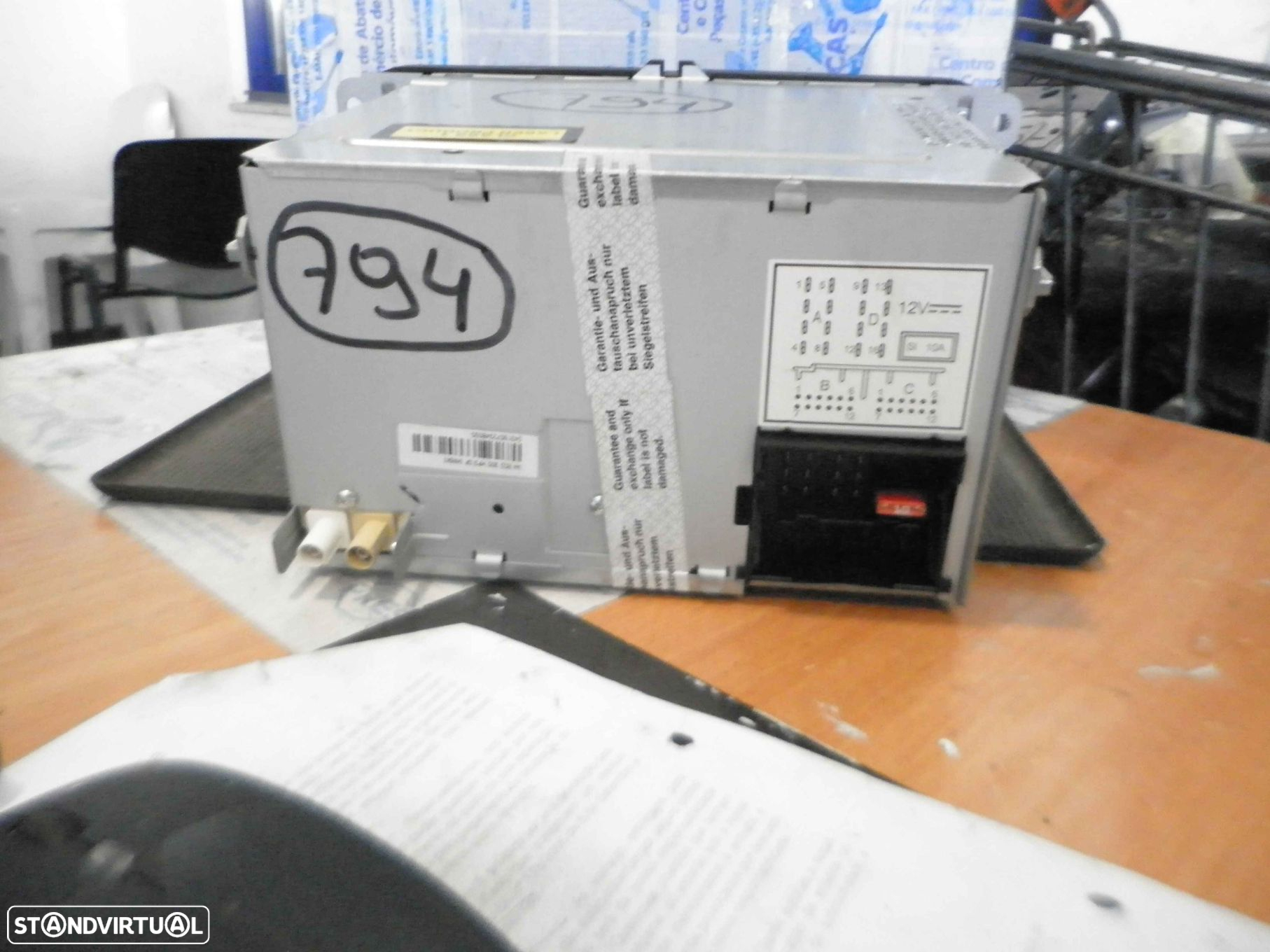 Radios 5M0035186C VW GOLF PLUS (5M) FASE 1 2008 1.9TDI  105CV 5P CINZENTO ORIGINAL RCD300MP3 - 3