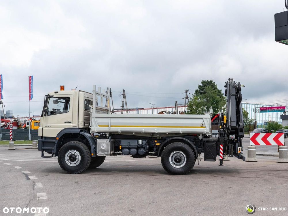 Mercedes-Benz AXOR 1833 4x4 HIAB 166 HDS Żuraw Wywrotka Chwytak - 10