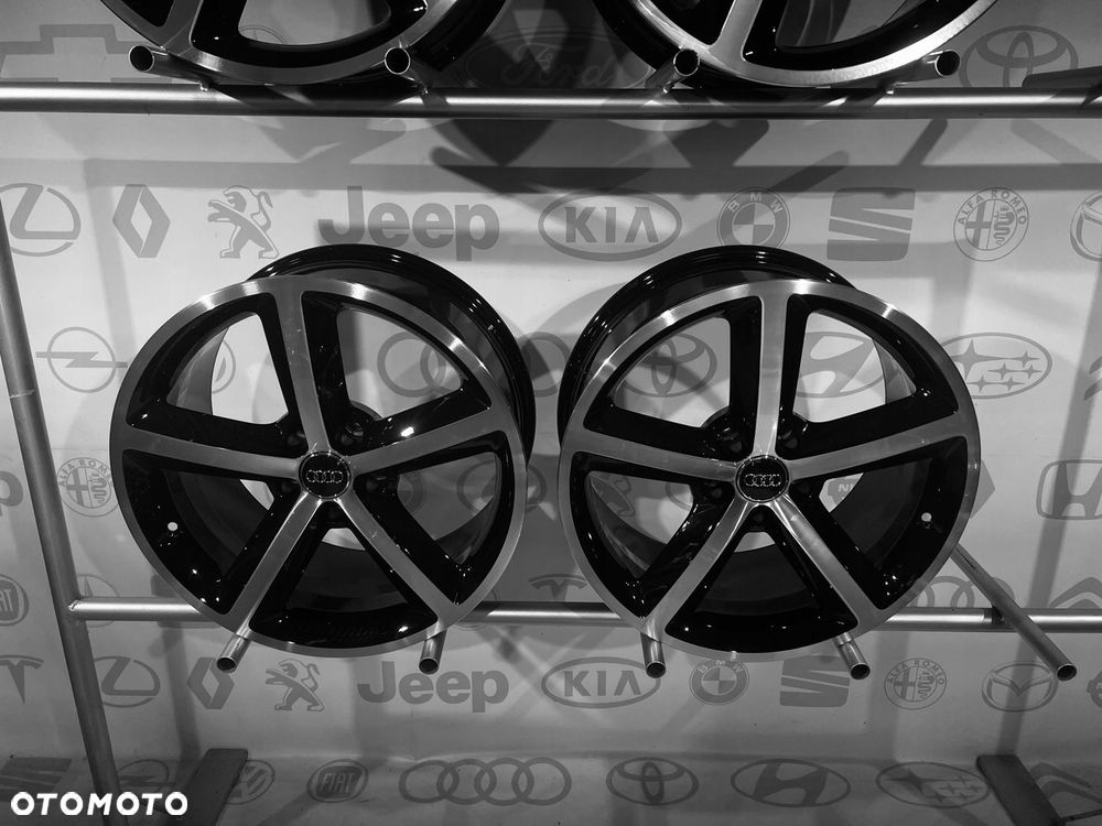 KOMPLET FELG FELGI ALU AUDI 8T0 8T A4 A5 S4 S5 A6 18 5X112 ET29 IDEALNE - 5