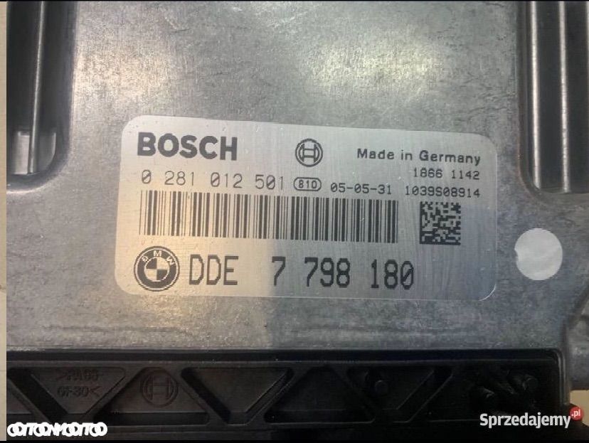 7798180 komputer sterownik silnika 2.0d bmw 3 e90 e91 e92 e93 e87 e81 - 2