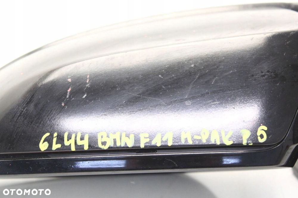BMW 5 F10 F11 10R- LUSTERKO ZEWNĘTRZNE LEWE 5PIN - 6