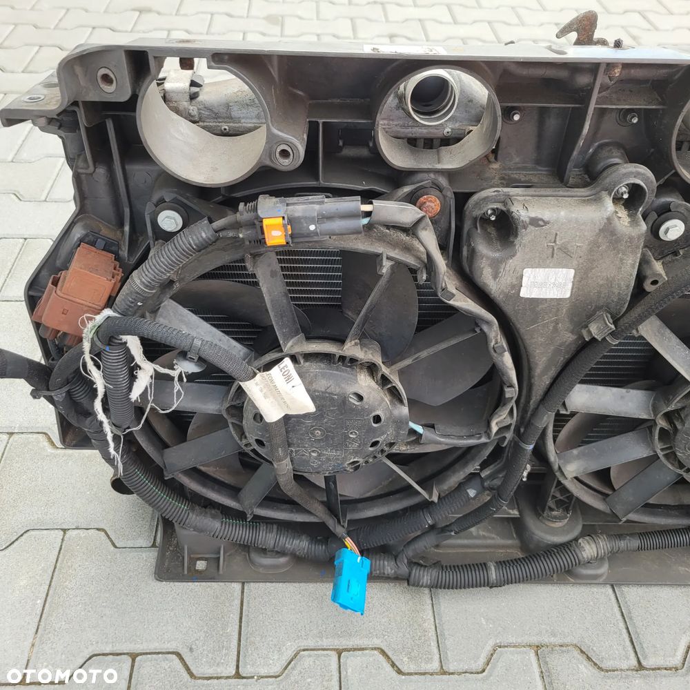 CITROEN C5 III X7 2.2 HDI LIFT PAS PRZEDNI WENTYLATORY CHŁODNICE - 5