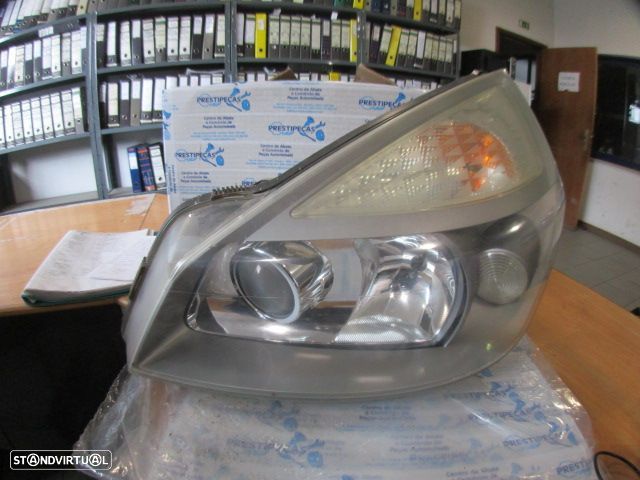 Farol Far1590 RENAULT ESPACE 4 2005 3.0DCI 180CV 5P CINZA ESQ XENON + H1 ORIGINAL Sem Xenon - 1