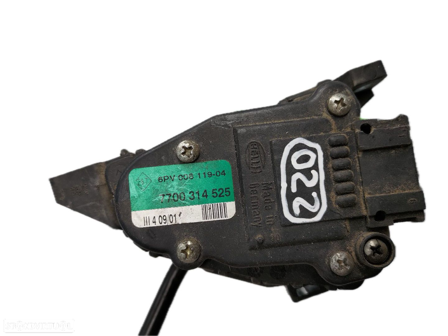 Pedal Acelerador / Acelarador / Potenciómetro Renault Master Ii Caixa - 6