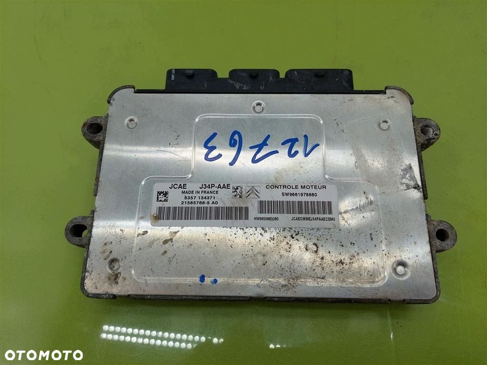 Komputer sterownik silnika Peugeot 206 1,4 8V 75KM SW9661978880 215857685 - 2
