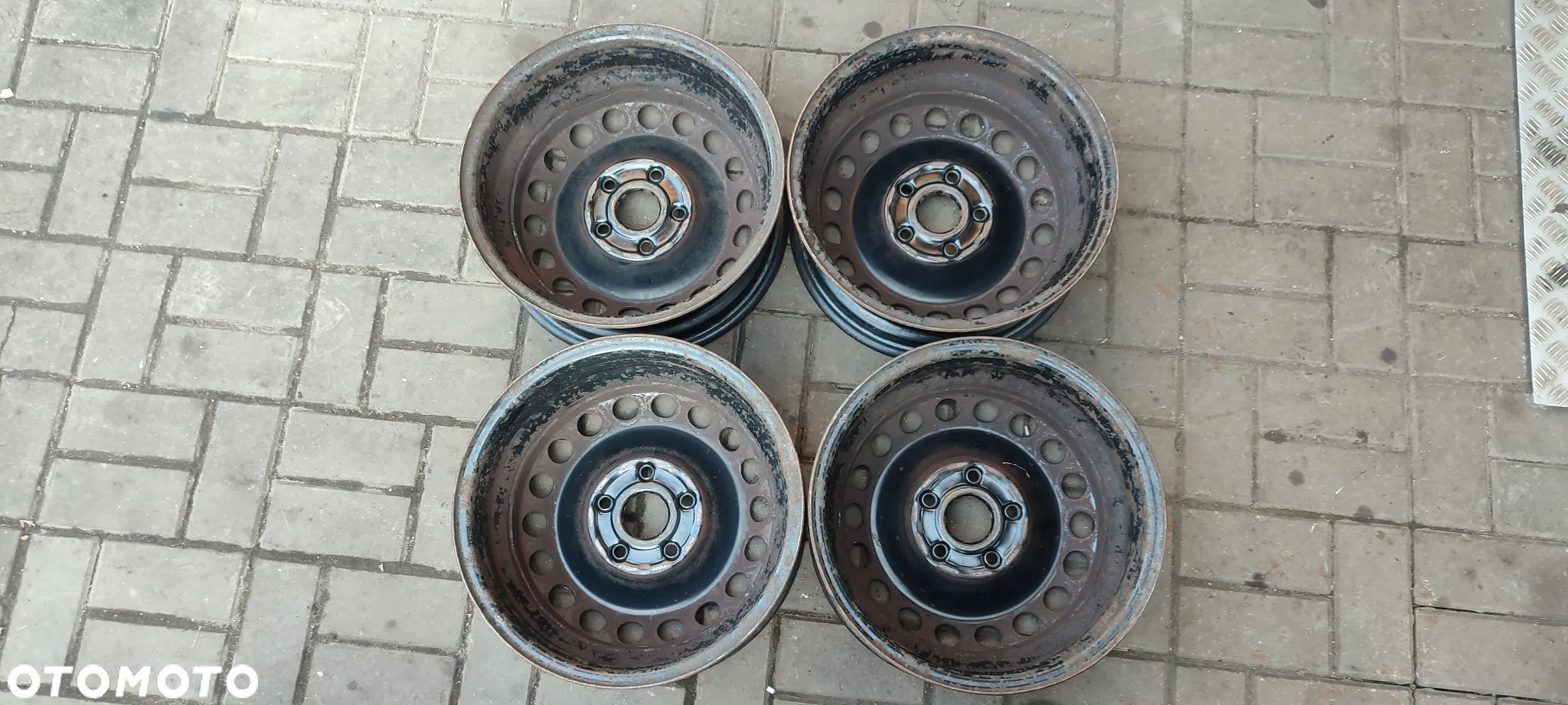 FELGI STALOWE 5x112 6Jx15 CALI ET47 VW CADDDY TOURAN GOLF V/VI SEAT ALTEA TOLEDO SKODA OCTAVIA 4 SZTUKI KOMPLET - 6