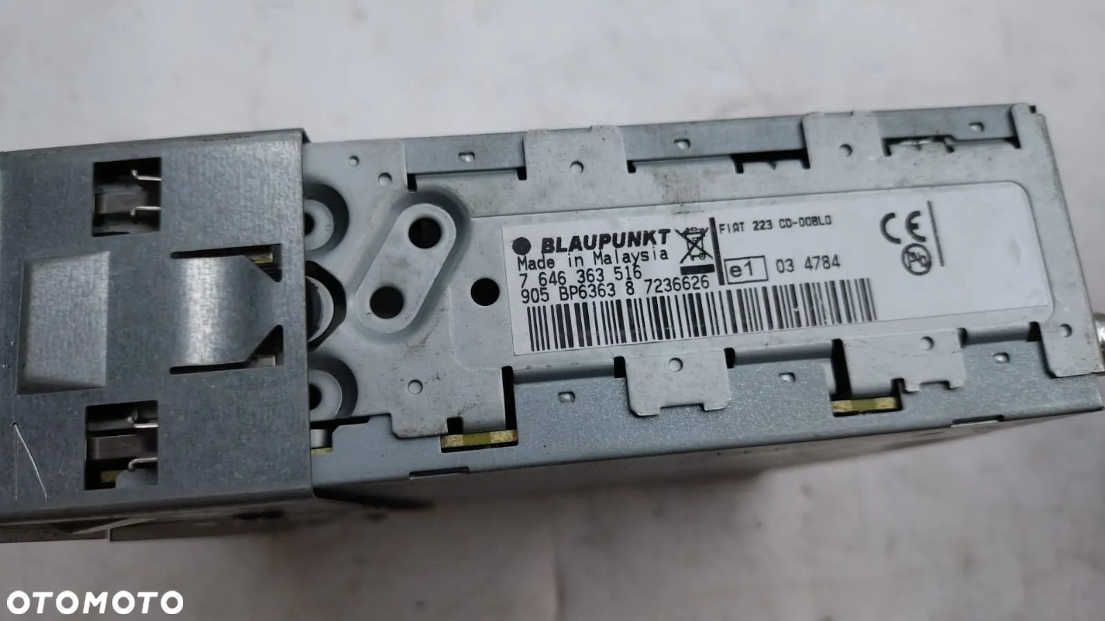 RADIO FIAT DOBLO 00-10 7354372620 NO V224/261 - 3