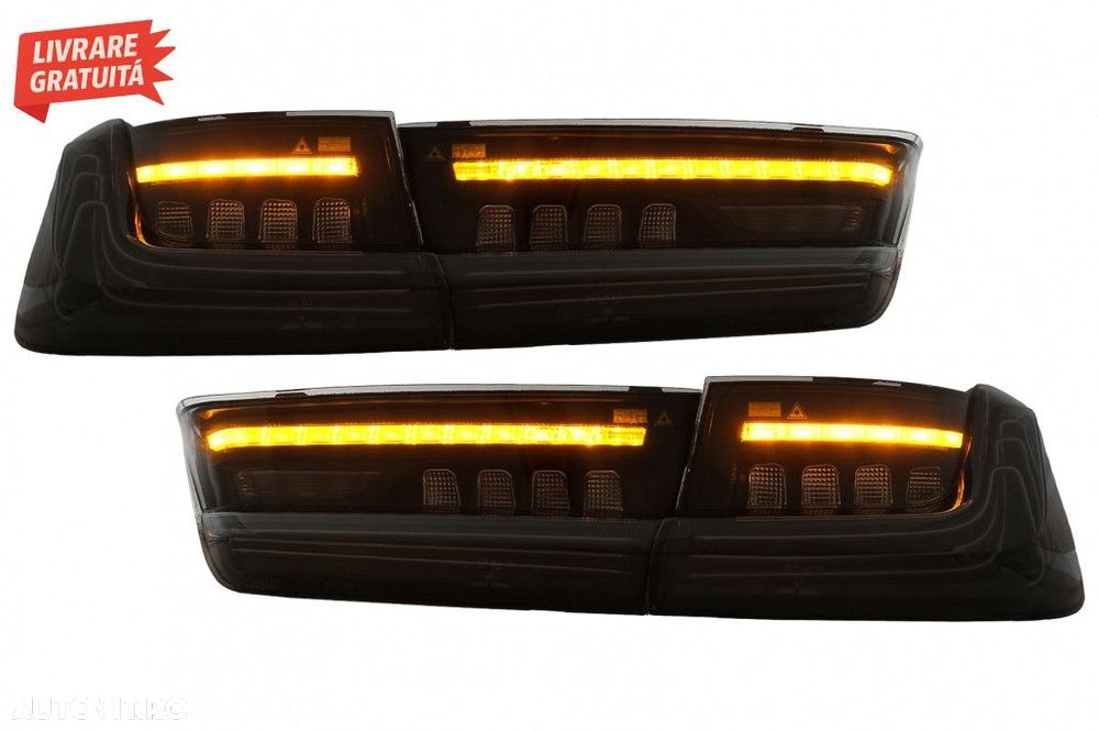 Stopuri LED BMW Seria 3 G20 Sedan (2018-2022) Aspect Laser Negru - 7