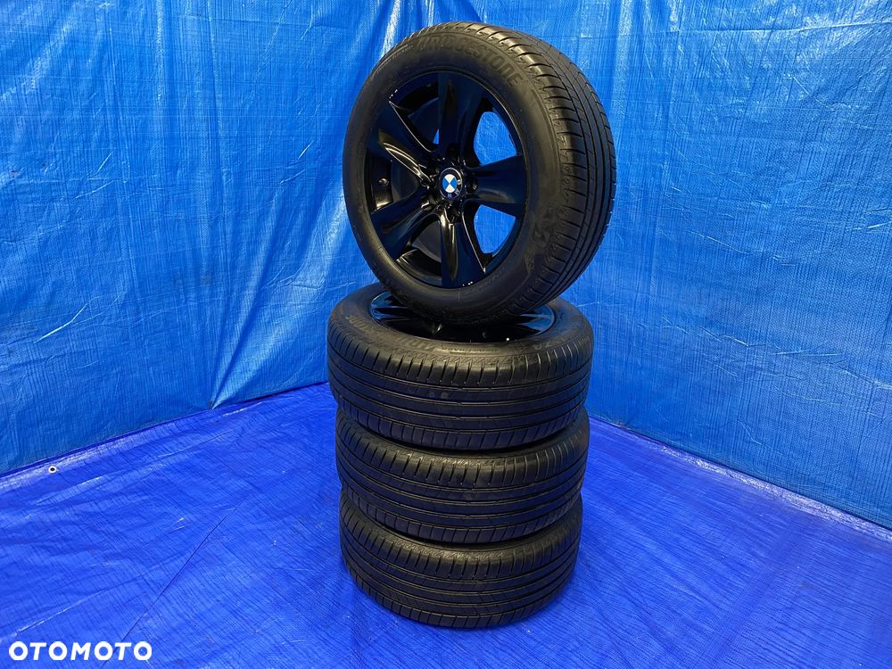 KOŁA KOŁO 17 FELGA ALUMINIOWE ALUSY 17" x 8J  5X120 ; 72,6mm ET30 CZUJNIKI KOMPLET ; OPONY LETNIE LATO BRIDGESTONE ; BMW E60 E61 E90 E91 E92 E93 F06 F07 F10 F11 F12 F13 F30 F31 F32 F33 F34 F36 ORYGINAŁ  6790172 BMW - 6