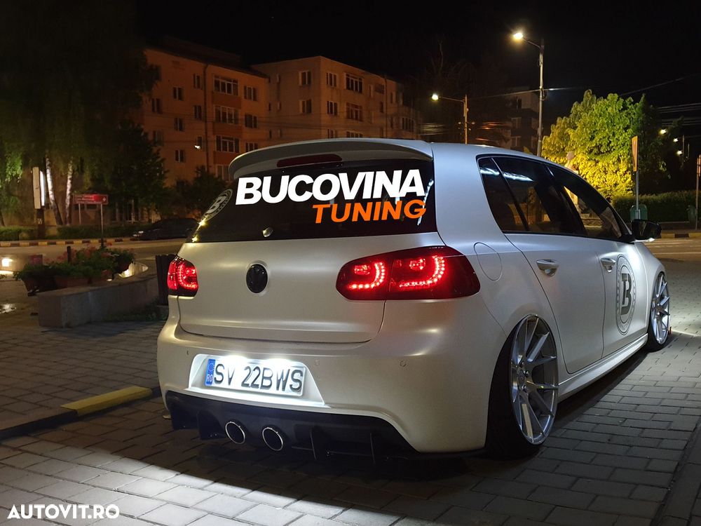 Stopuri Full LED compatibile cu VW Golf 6 VI R20 Smoke Design - 14