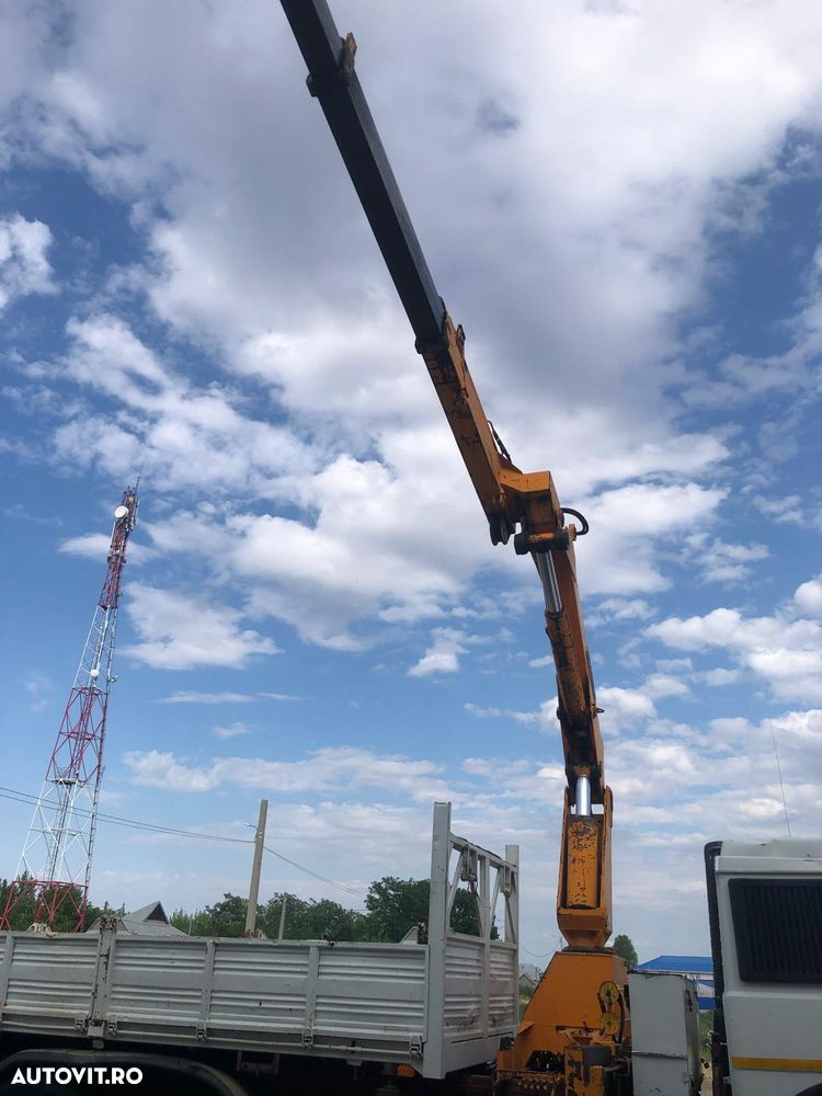 Iveco Turbostar 190.38 Camion Basculabil cu Macara - 12