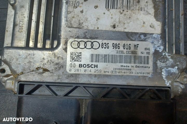 Calculator motor ECU 03G906016MF 0281014259 - 3.0 TDI 03G906016MF 028 - 3