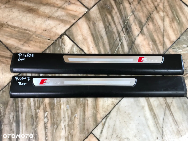 Listwy Progowe Prawy i Lewy Tył 4F0853375E Audi A6 C6 S-Line Lift Kombi (2004–2011)- Gwarancja Wysyłka