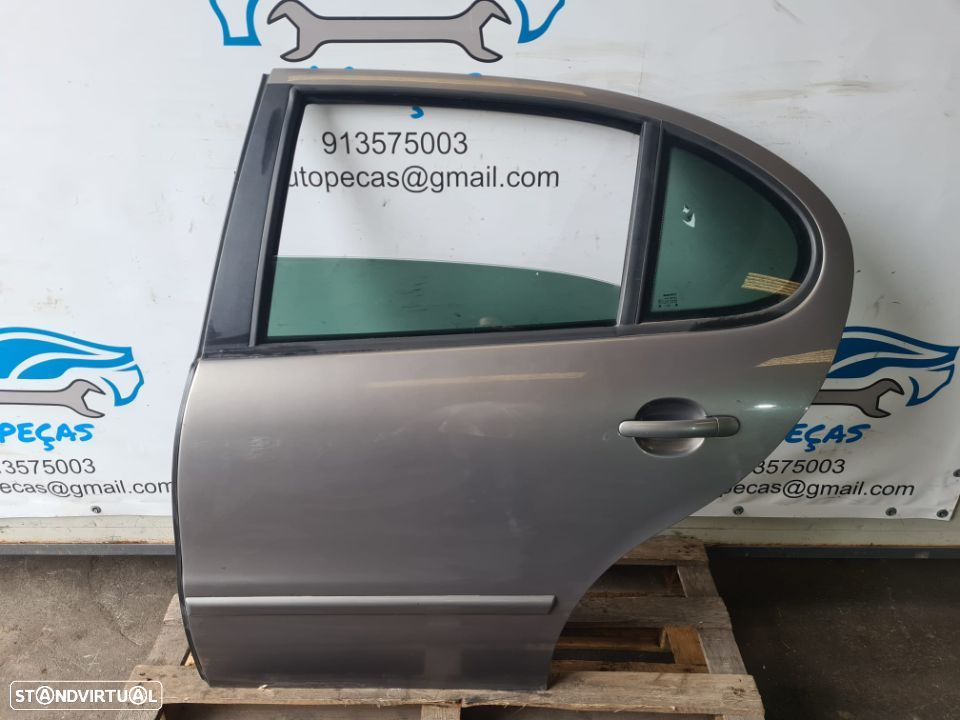 PORTA TRASEIRA TRÁS ESQUERDA SEAT LEON 1M FECHO ELEVADOR MOTOR PUXADOR VIDRO - 3