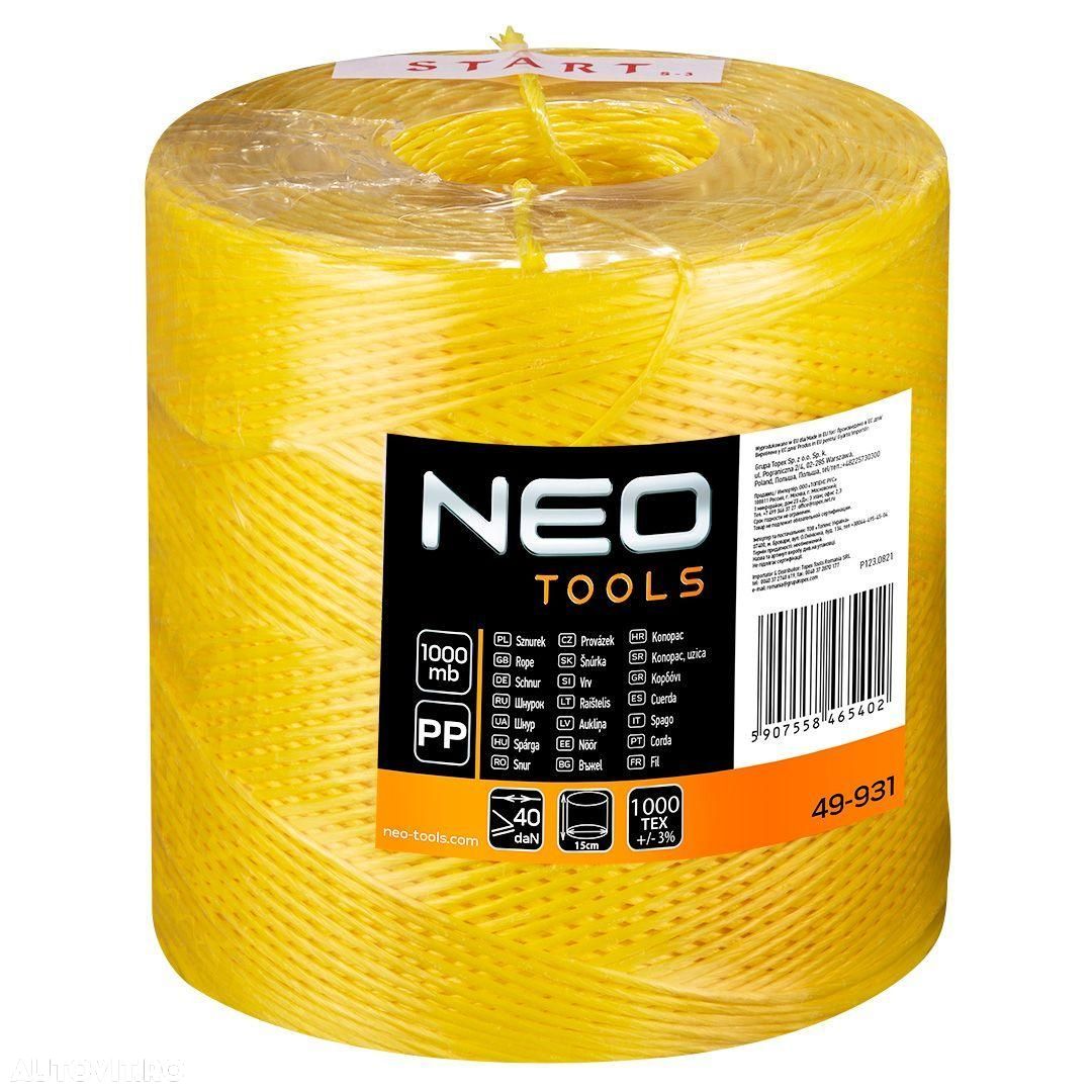 Snur polipropilena 1000m 49-931 - 1