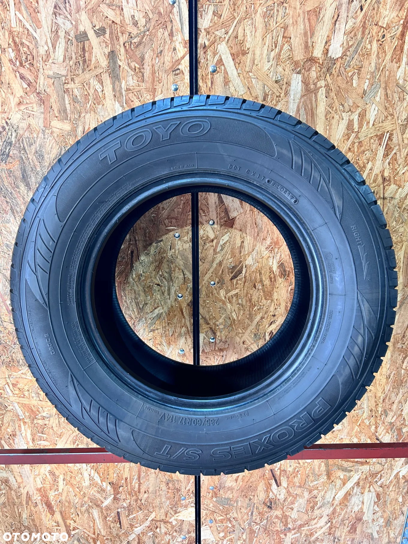 4 OPONY LETNIE TOYO 285/60/17  114V - 7